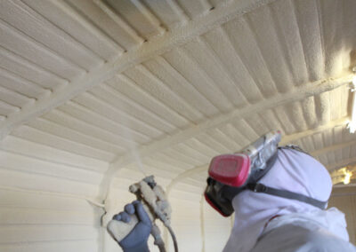 Spray Foam Insulation in Metal Buildings in Marion